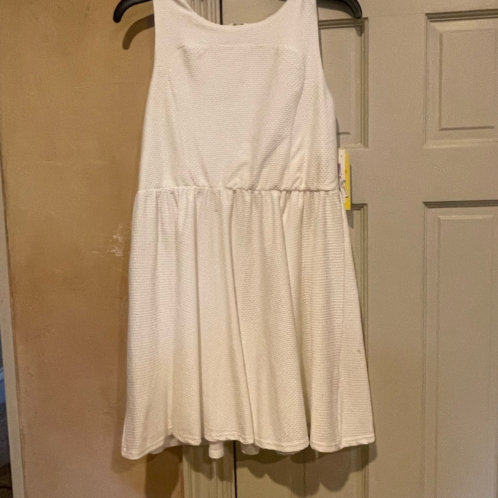 GB Girls Elegant White Casual Dress - Size 16 - New with tags